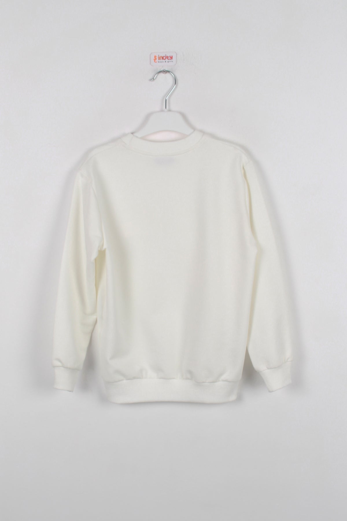 InCity Kids Erkek Çocuk Nakışlı ve Peluşlu Geometrik Desenli Sweatshirt