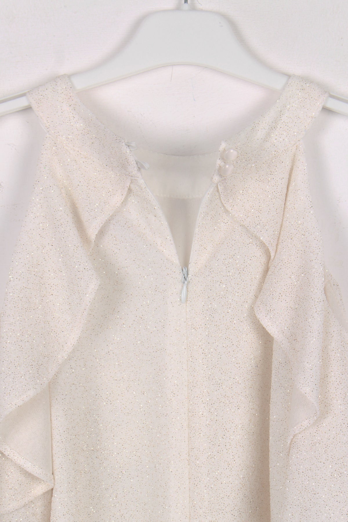 InCity Kids Kız Çocuk Omzu Açık Simli Şık Elbise