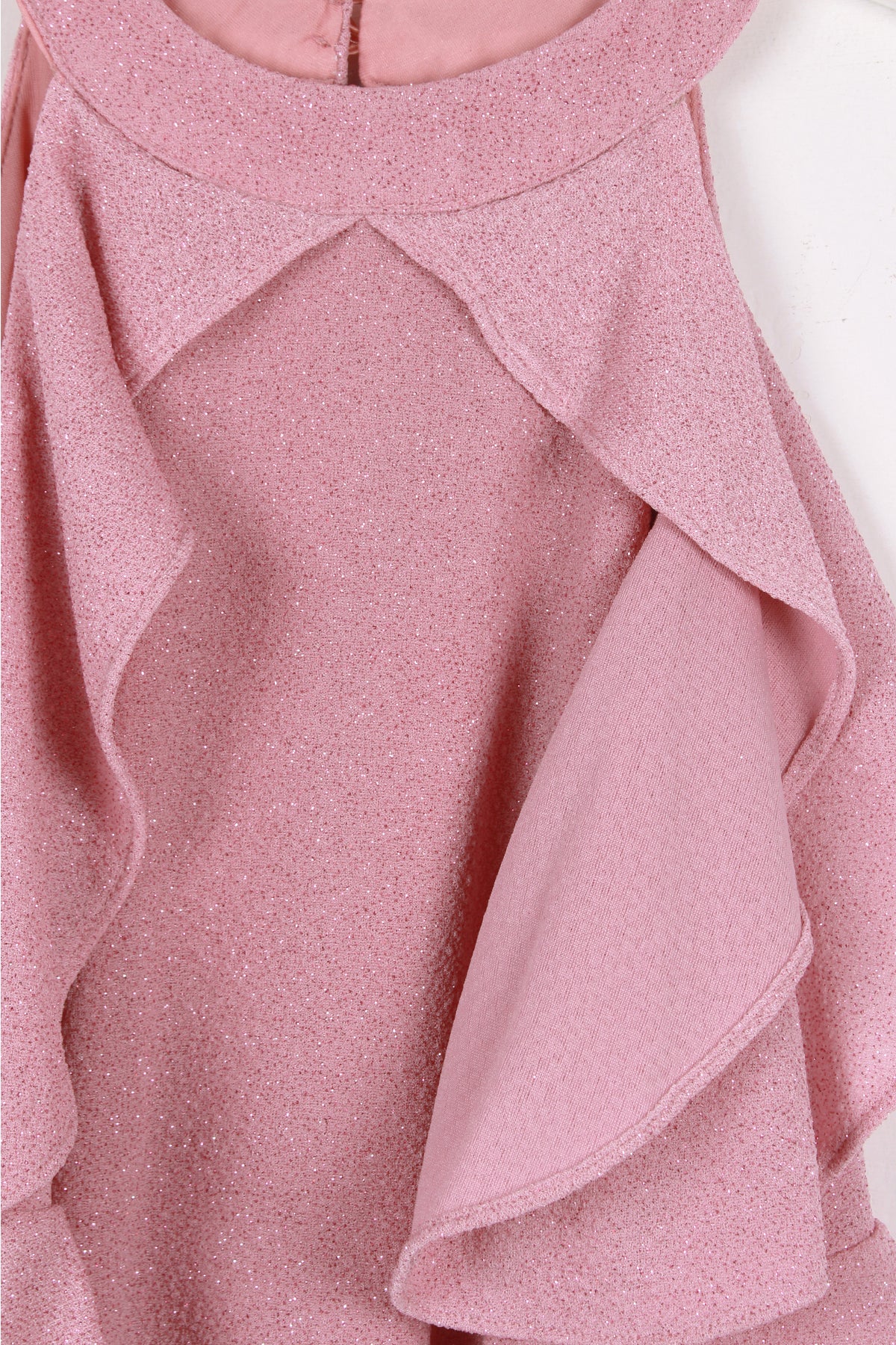 InCity Kids Kız Çocuk Omzu Açık Simli Şık Elbise