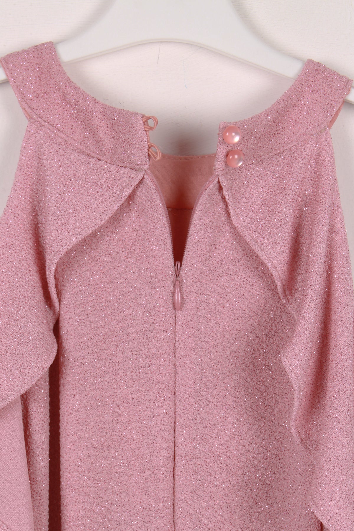 InCity Kids Kız Çocuk Omzu Açık Simli Şık Elbise