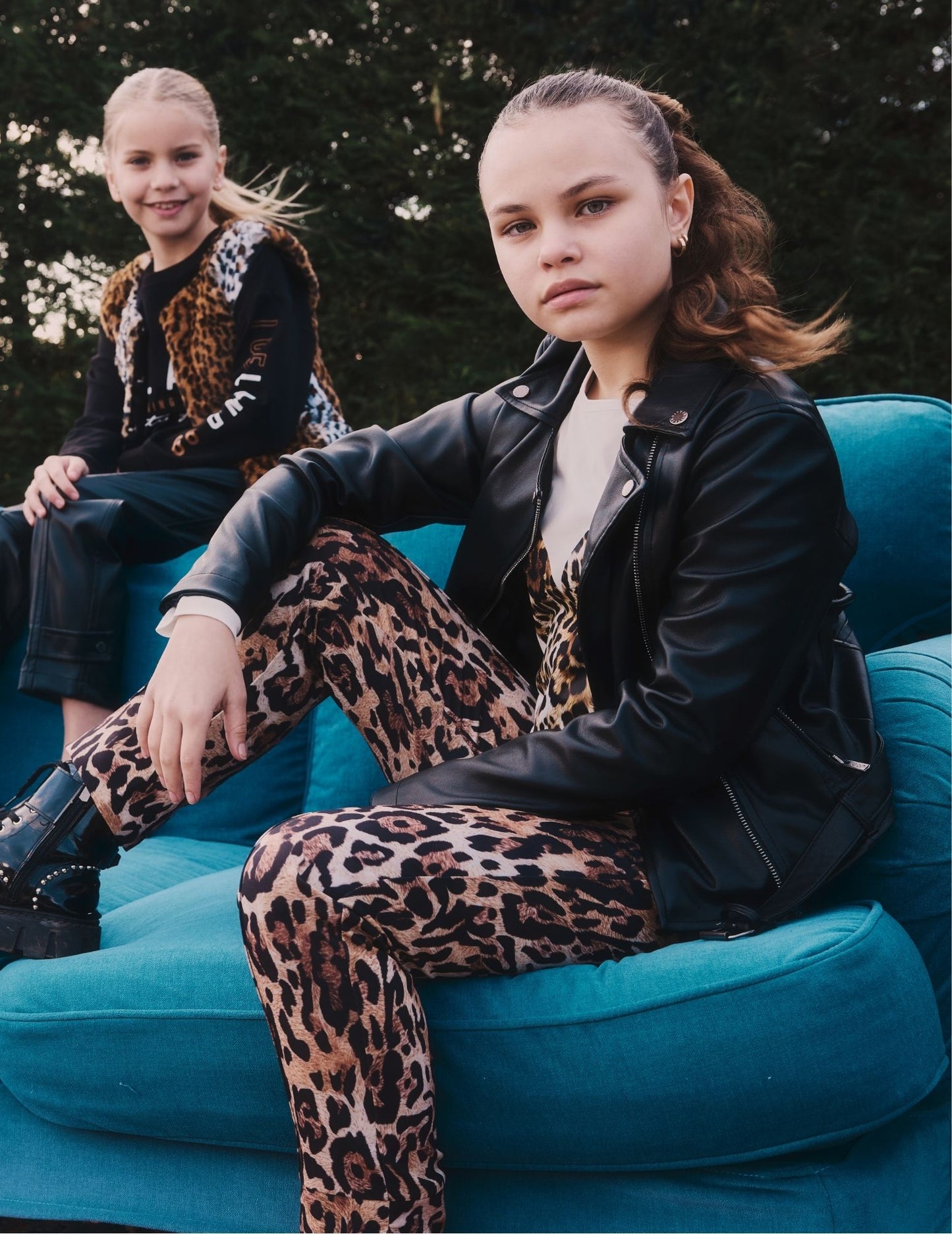 Incity Kız Çocuk Leopar Pantolon