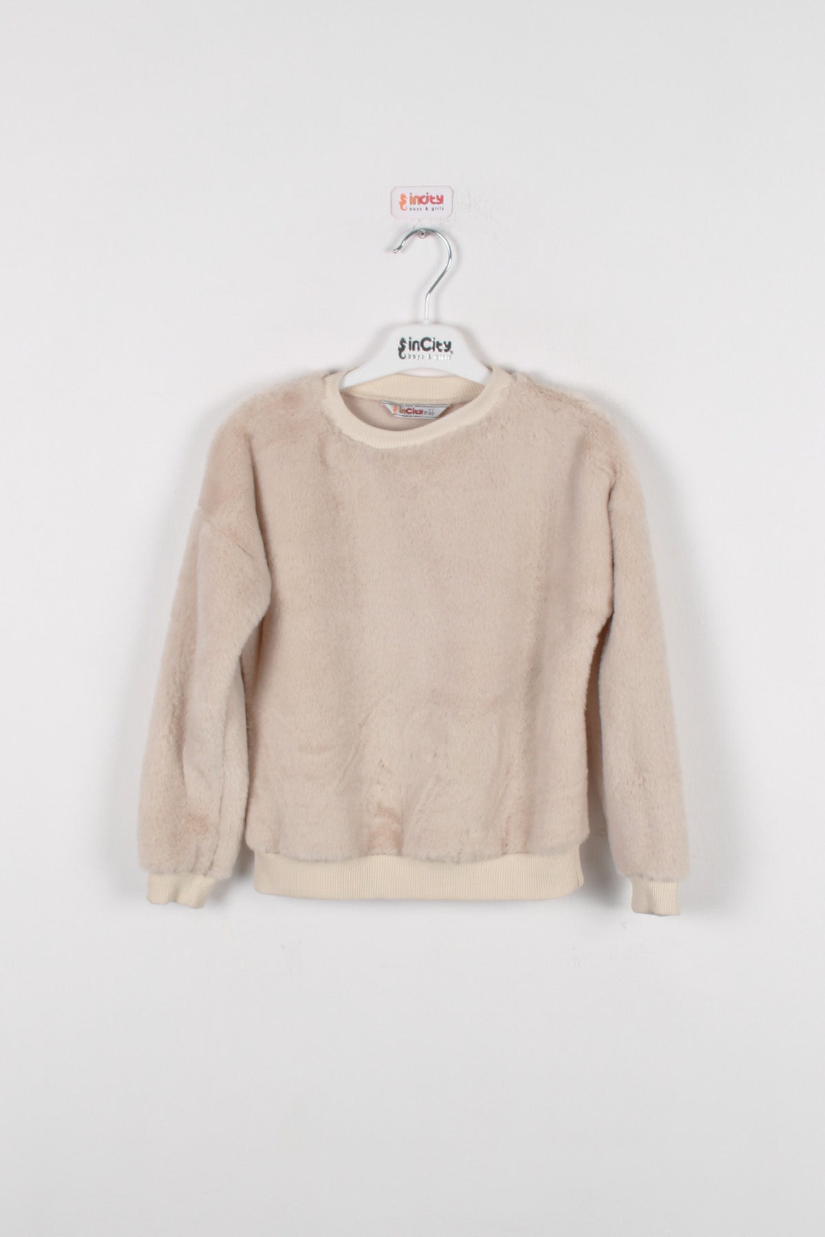 InCity Kids Kız Çocuk Peluş Sweatshirt
