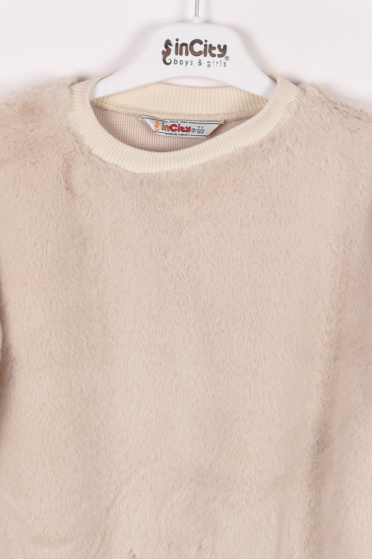 InCity Kids Kız Çocuk Peluş Sweatshirt