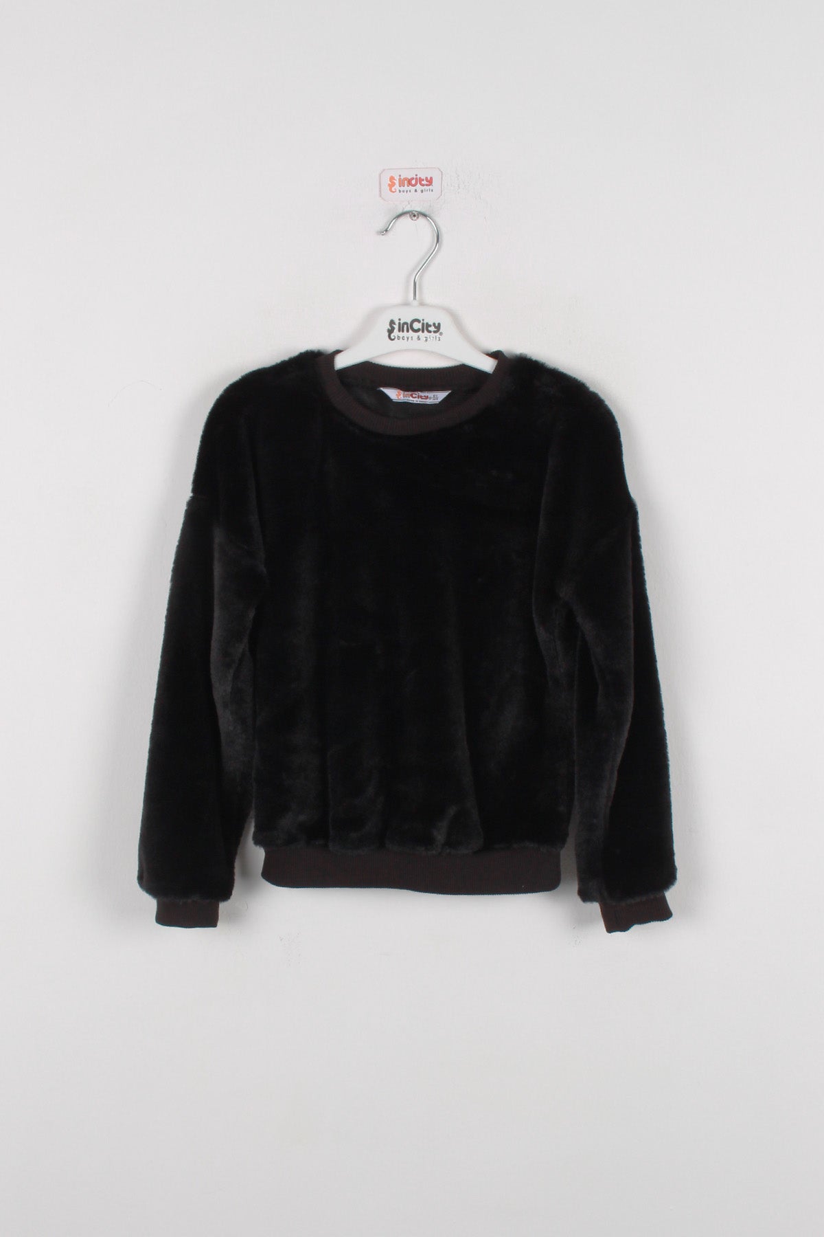 InCity Kids Kız Çocuk Peluş Sweatshirt