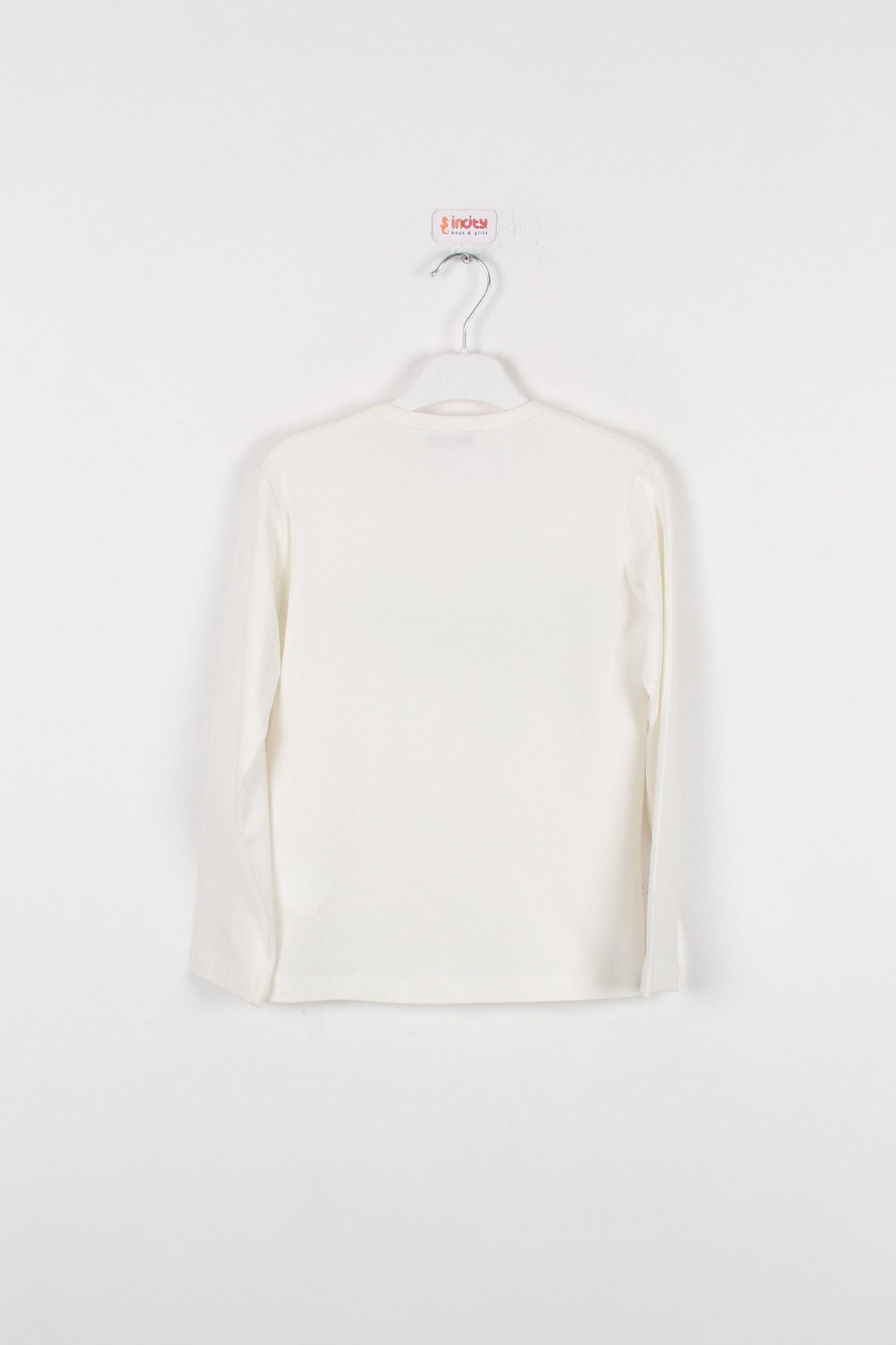 InCity Kids Kız Çocuk Payet Detaylı Paris Uzun Kollu Tişört