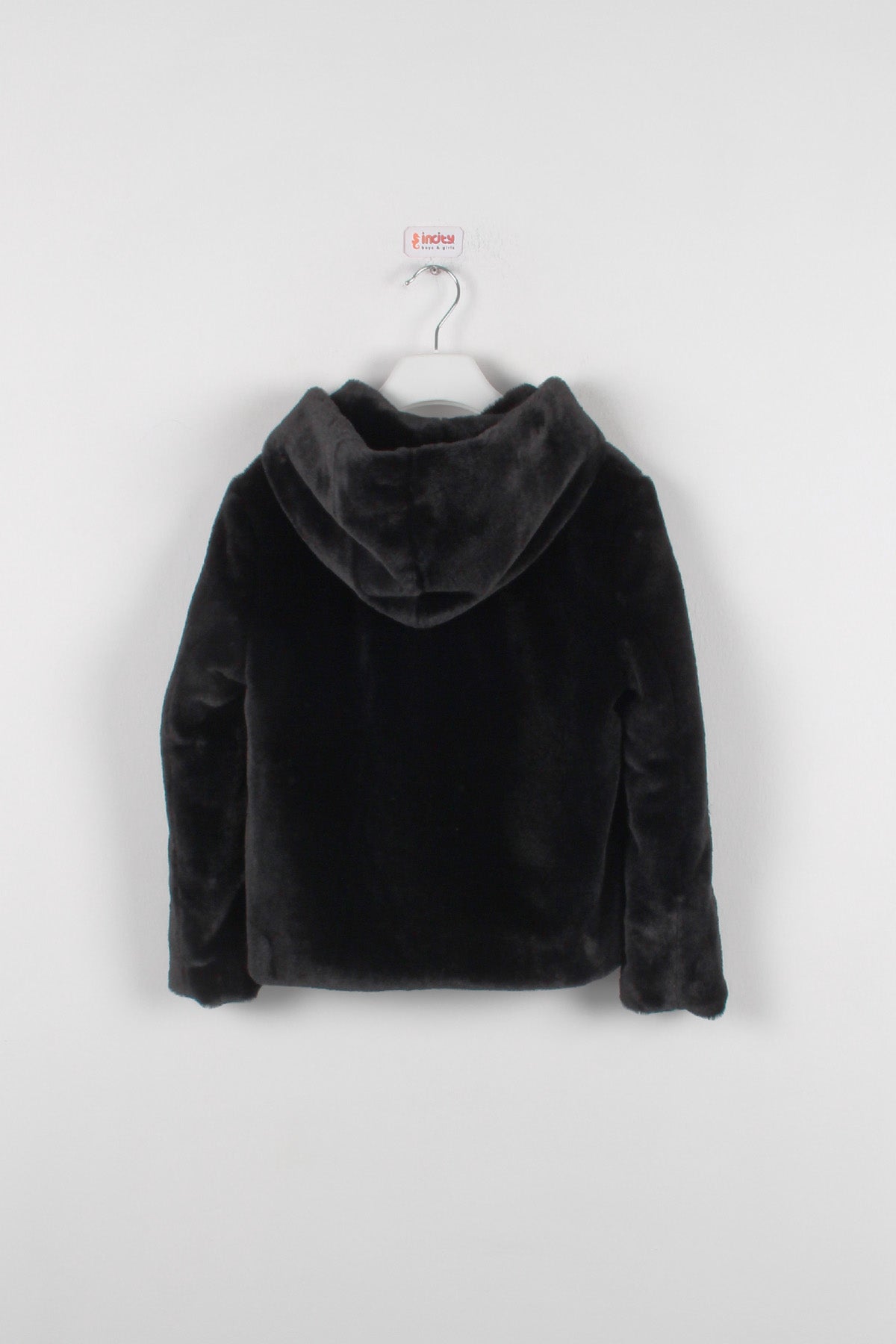 InCity Kids Kız Çocuk Yumuşacık Dokulu Peluş Mont