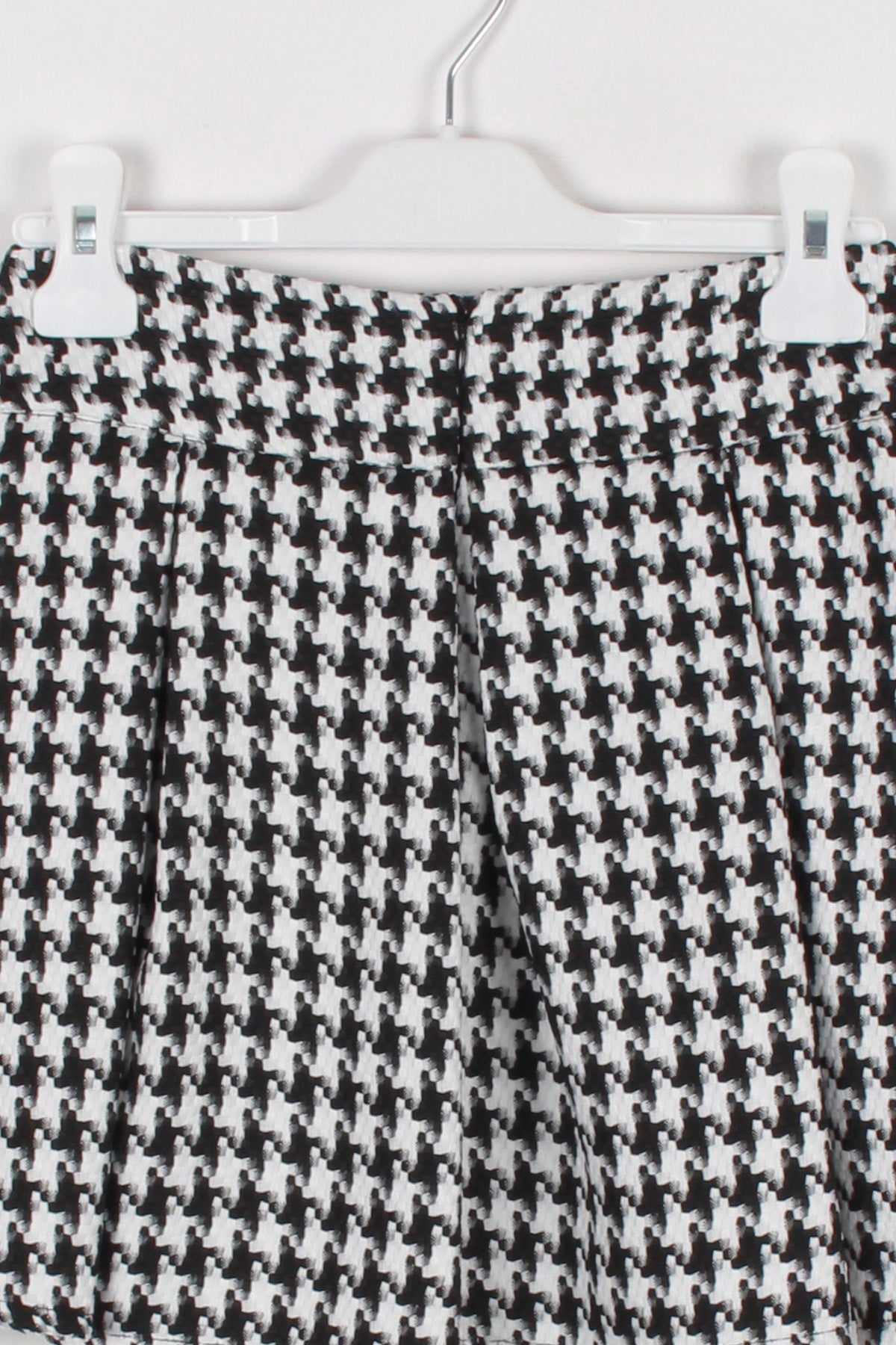 InCity Kids Kız Çocuk Kazayağı Desenli Diz Üstü Pileli Etek