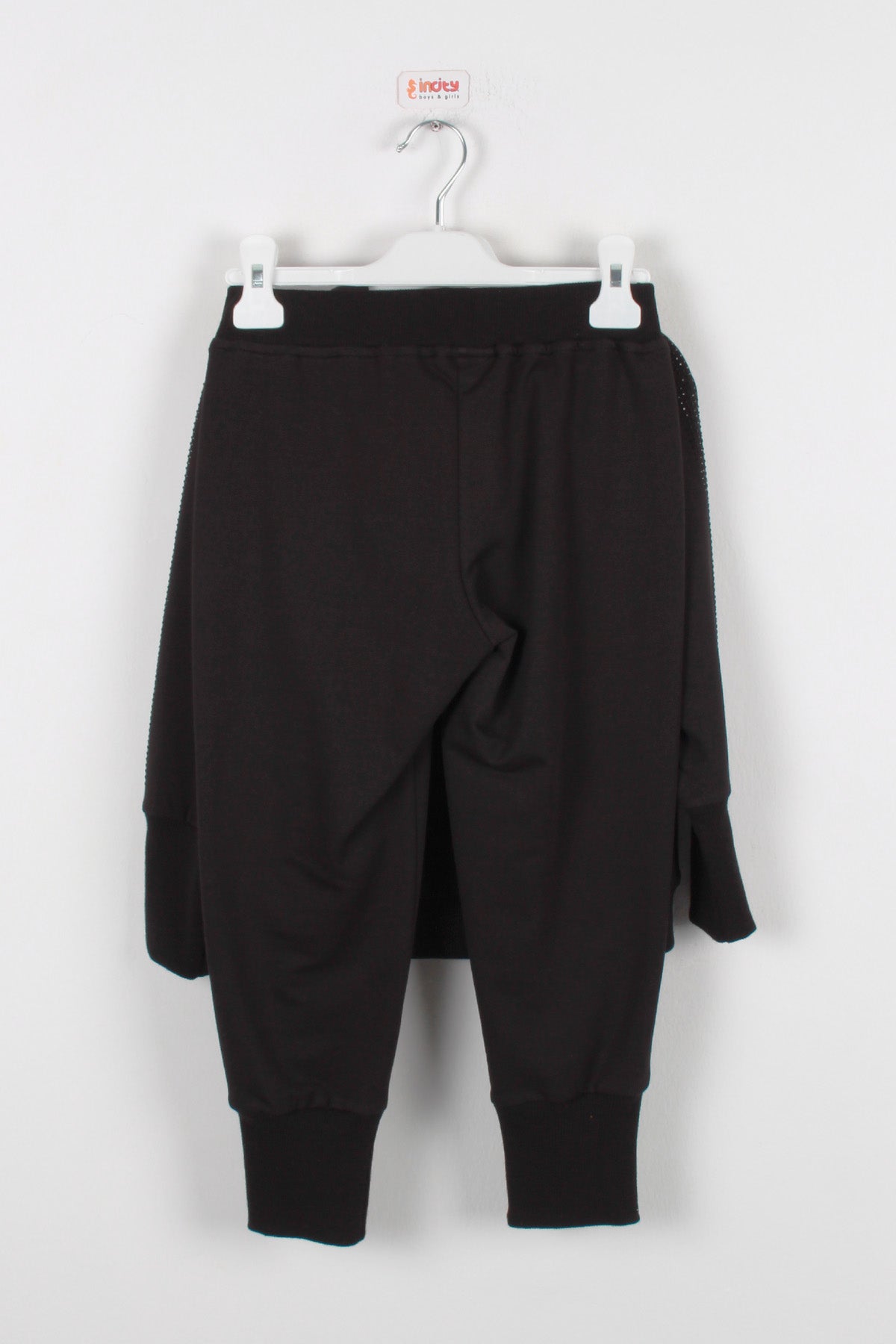 InCity Kids Kız Çocuk Kolları Taş Detaylı Eşofman Takımı (2 Parça)