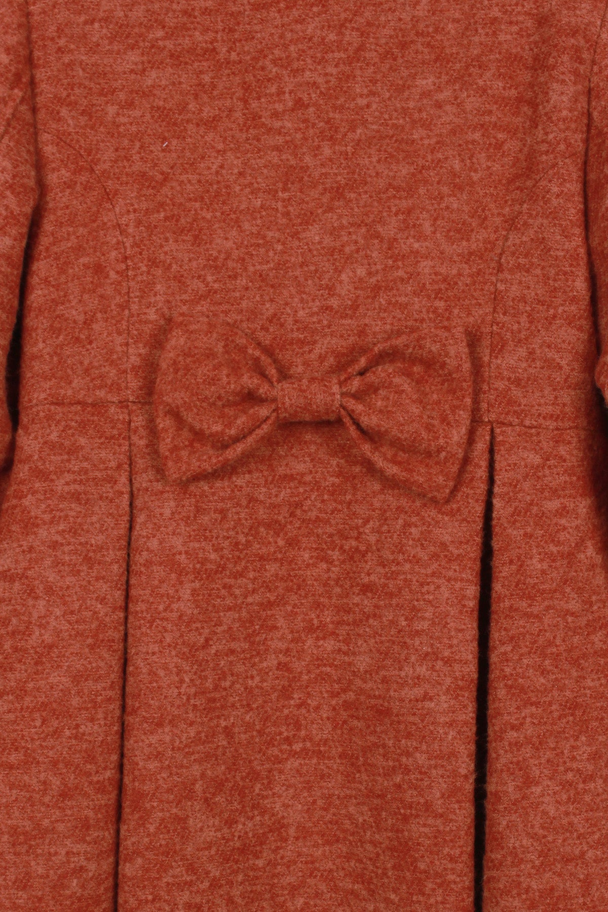 InCity Kids Kız Çocuk Yün Yakası Peluş Detaylı Kaban