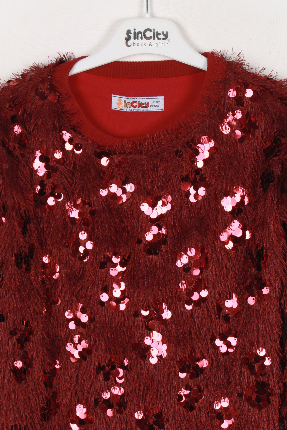 InCity Kids Kız Çocuk Pullu Kazak