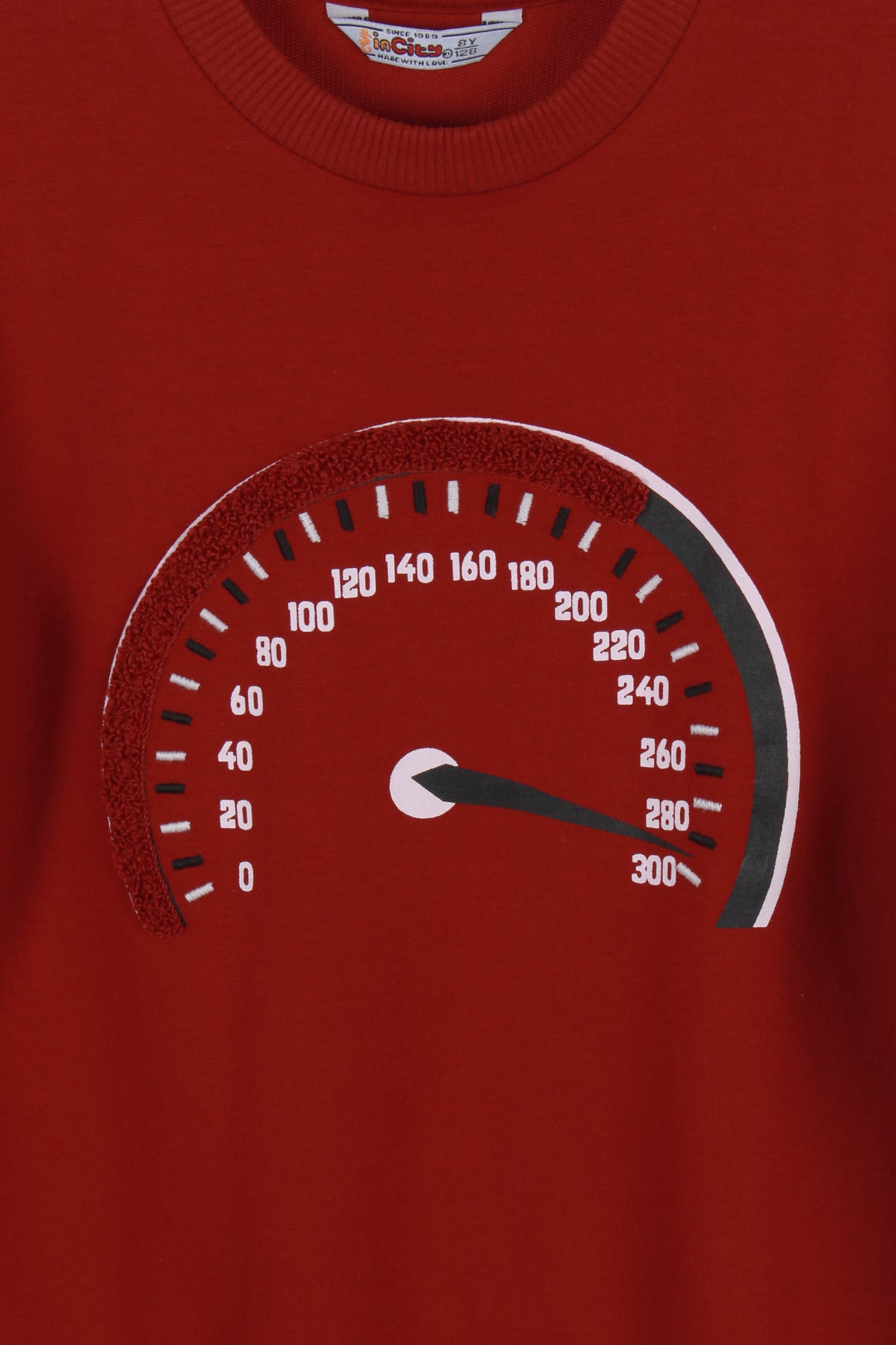 InCity Kids Erkek Çocuk Hız Göstergesi Baskılı Sweatshirt