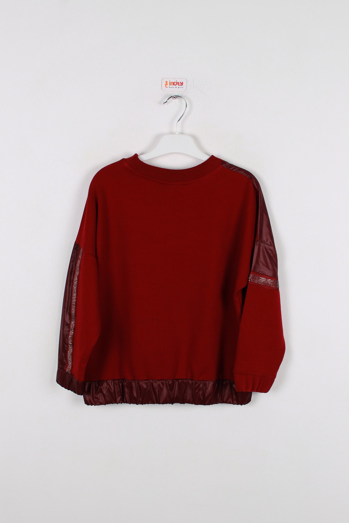 InCity Kids Kız Çocuk Taş Detaylı Sweatshirt