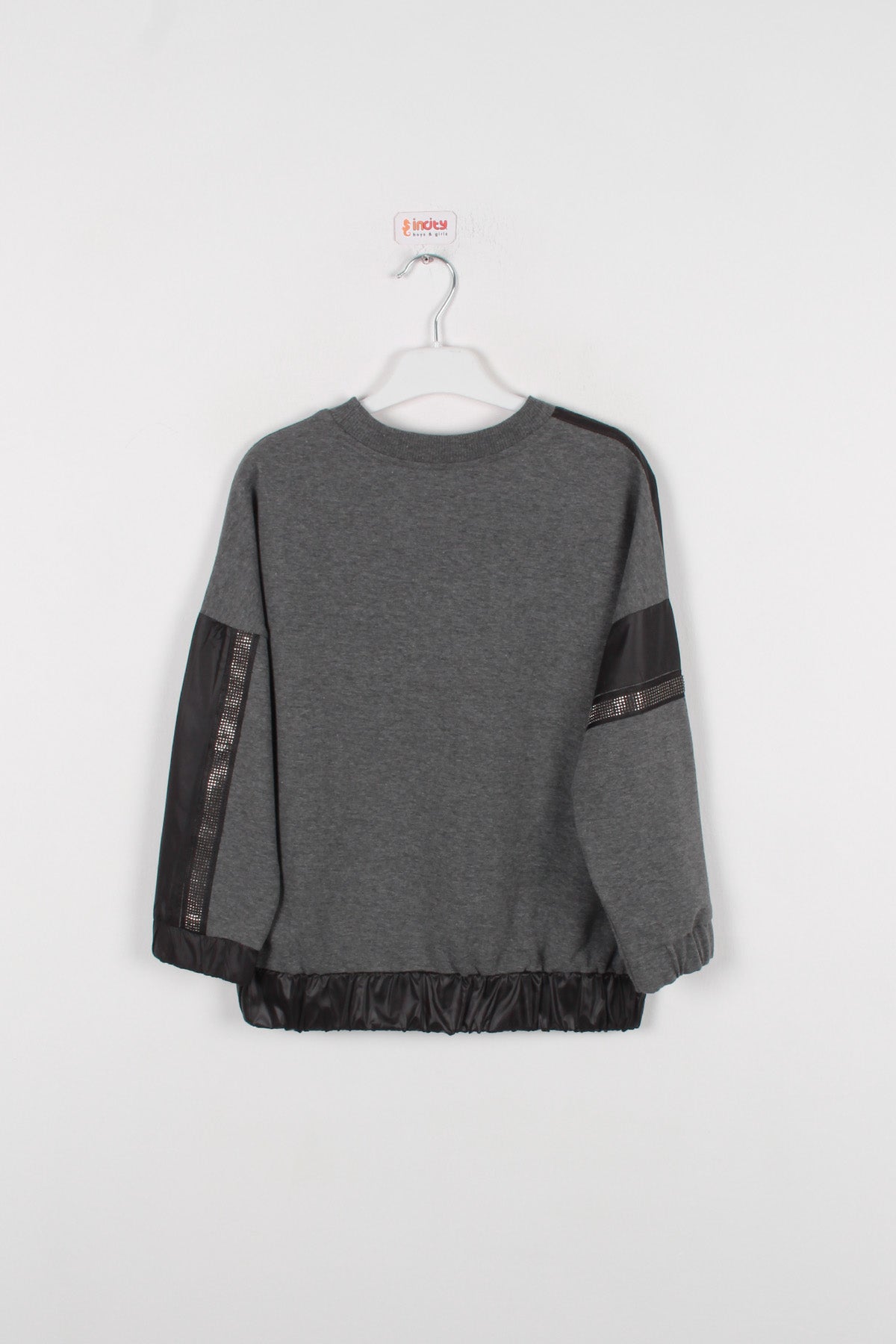 InCity Kids Kız Çocuk Taş Detaylı Sweatshirt