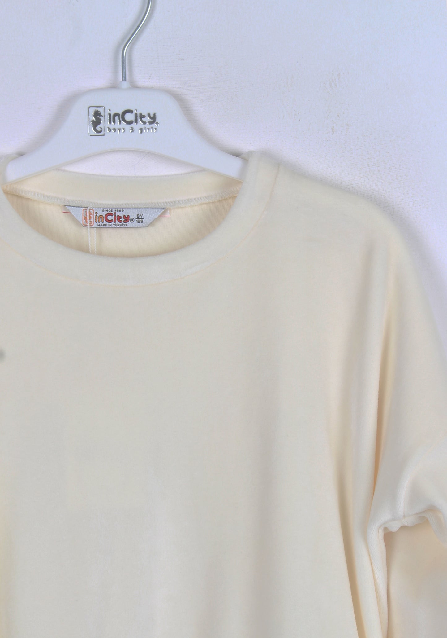 InCity Kids Kız Çocuk Kadife Sweatshirt