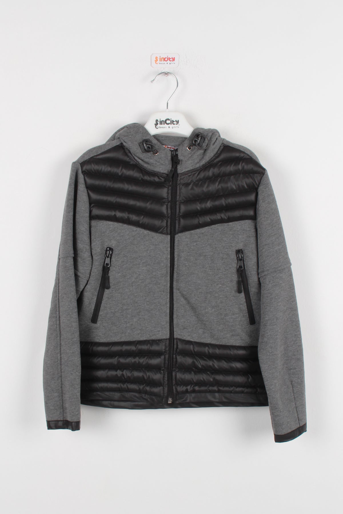 InCity Kids Erkek Çocuk Şişme Parça Detaylı Ceket