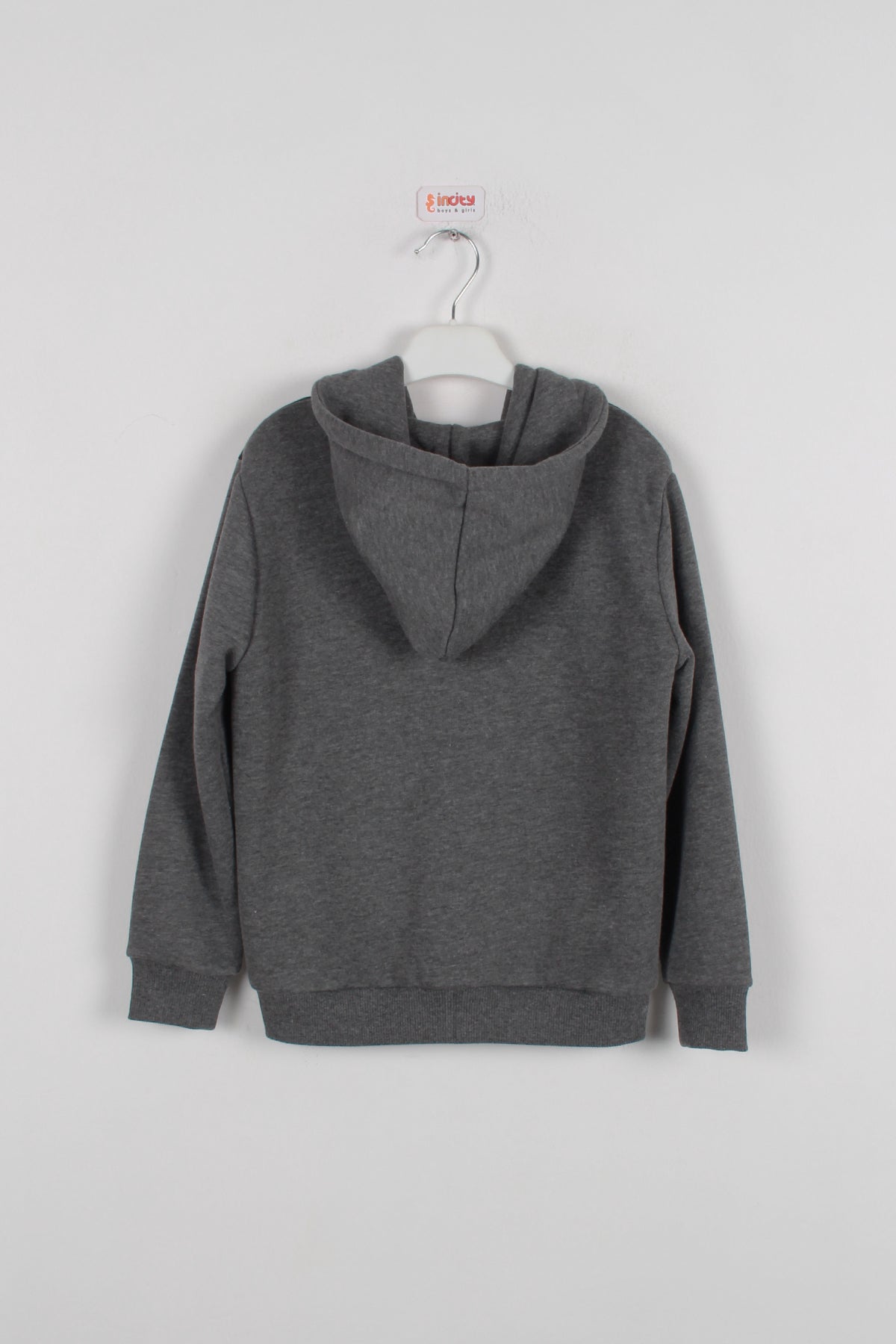 InCity Kids Erkek Çocuk Düğme Cepli Kapüşonlu Fermuarlı Ceket