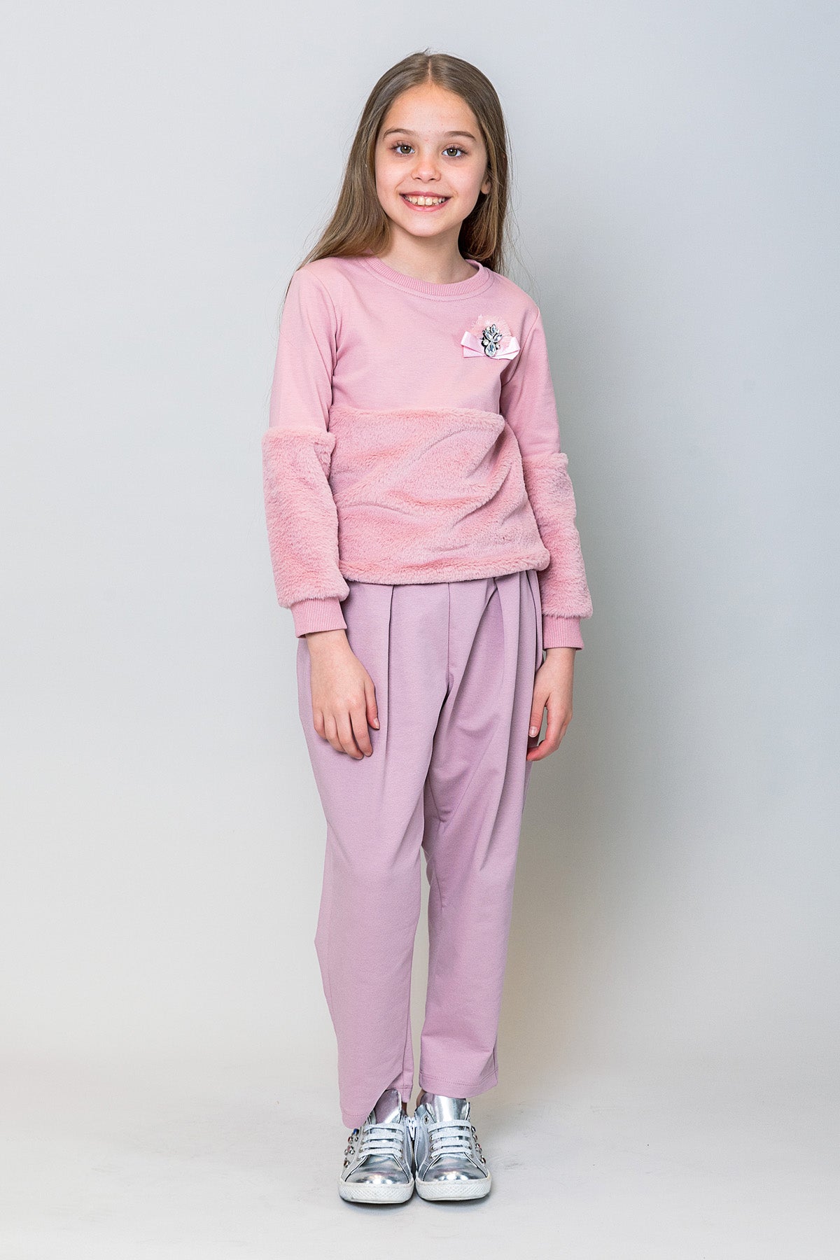 InCity Kids Kız Çocuk Bol Kesim Eşofman Altı