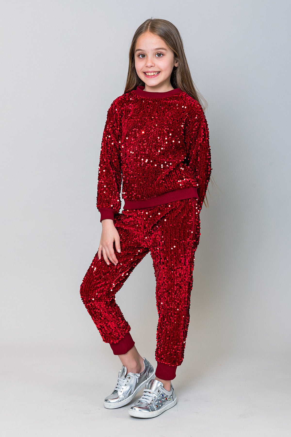 InCity Kids Kız Çocuk Pullu Jogger Pantolon