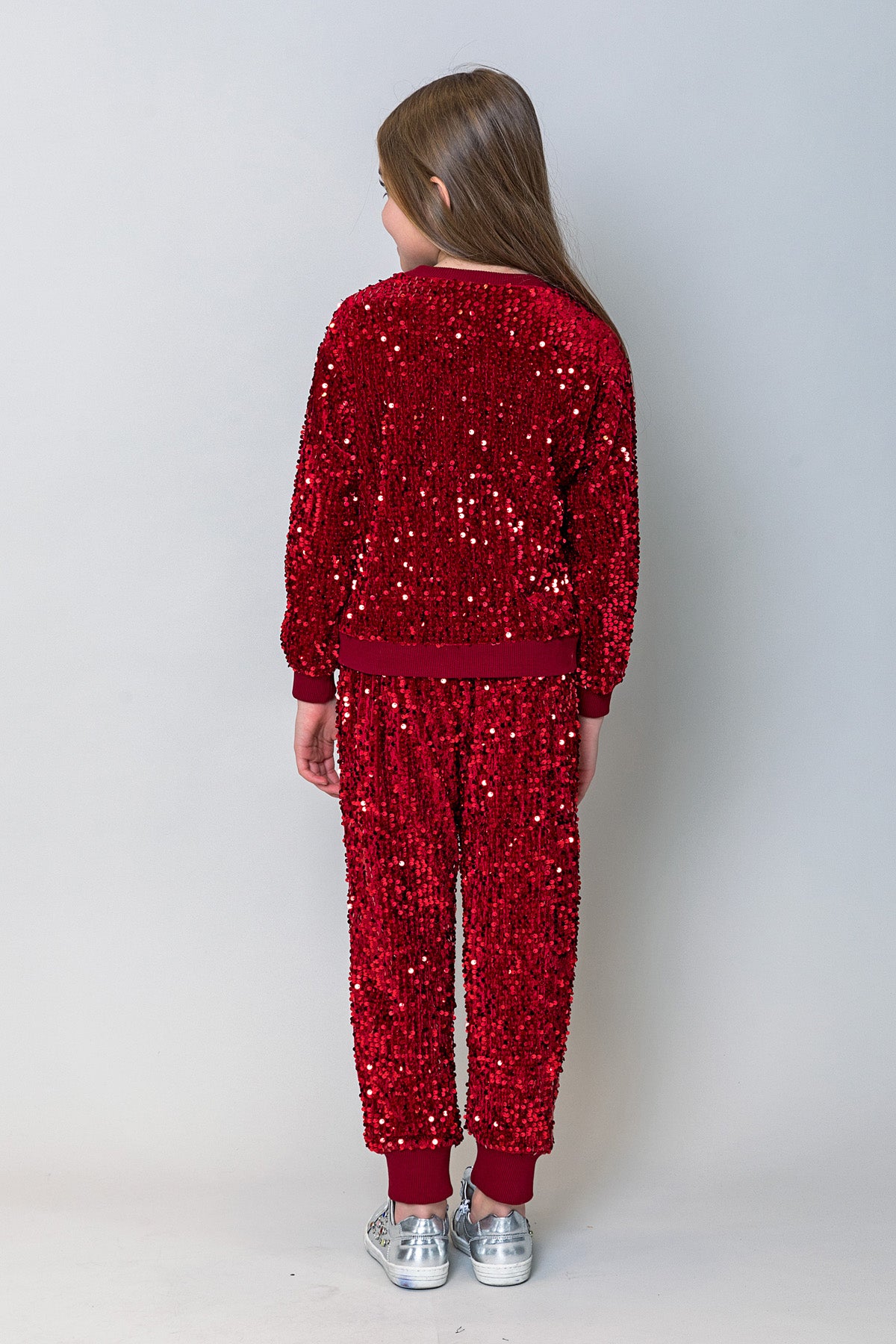 InCity Kids Kız Çocuk Pullu Sweatshirt