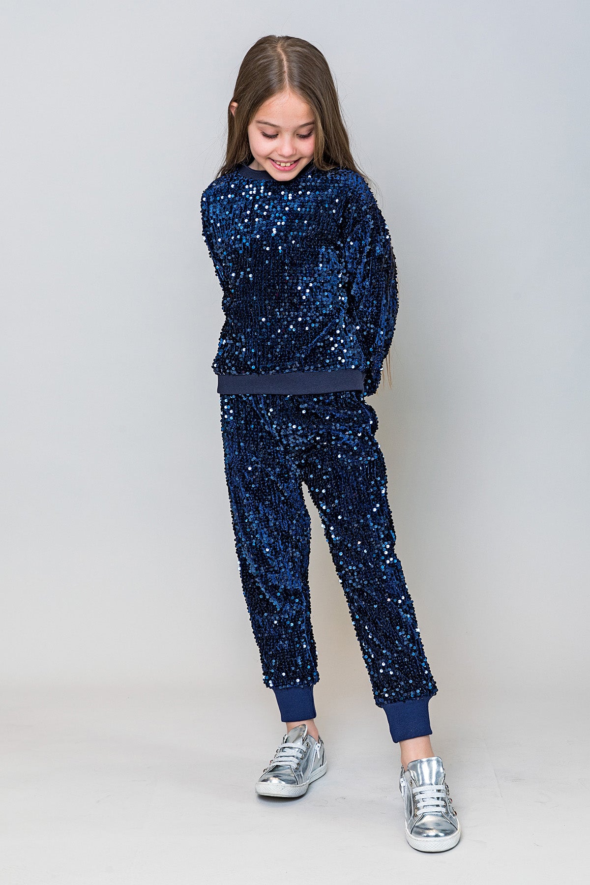 InCity Kids Kız Çocuk Pullu Jogger Pantolon