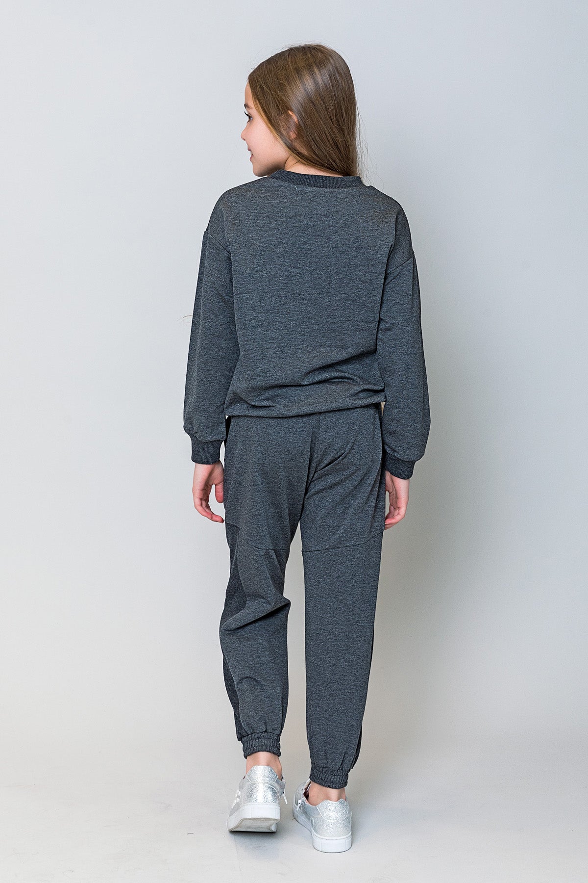 InCity Kids Kız Çocuk İncili Sweatshirt