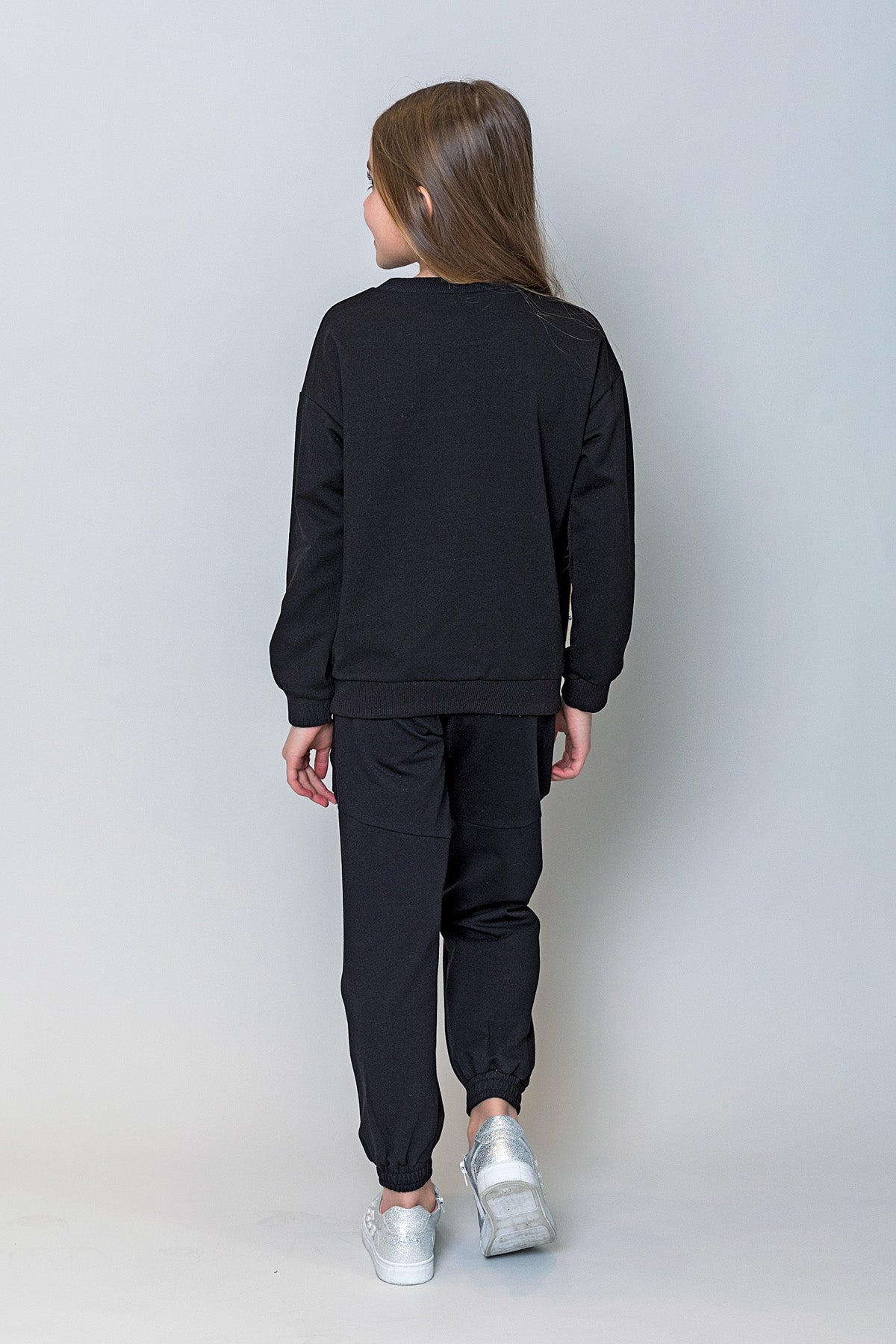 InCity Kids Kız Çocuk İncili Sweatshirt