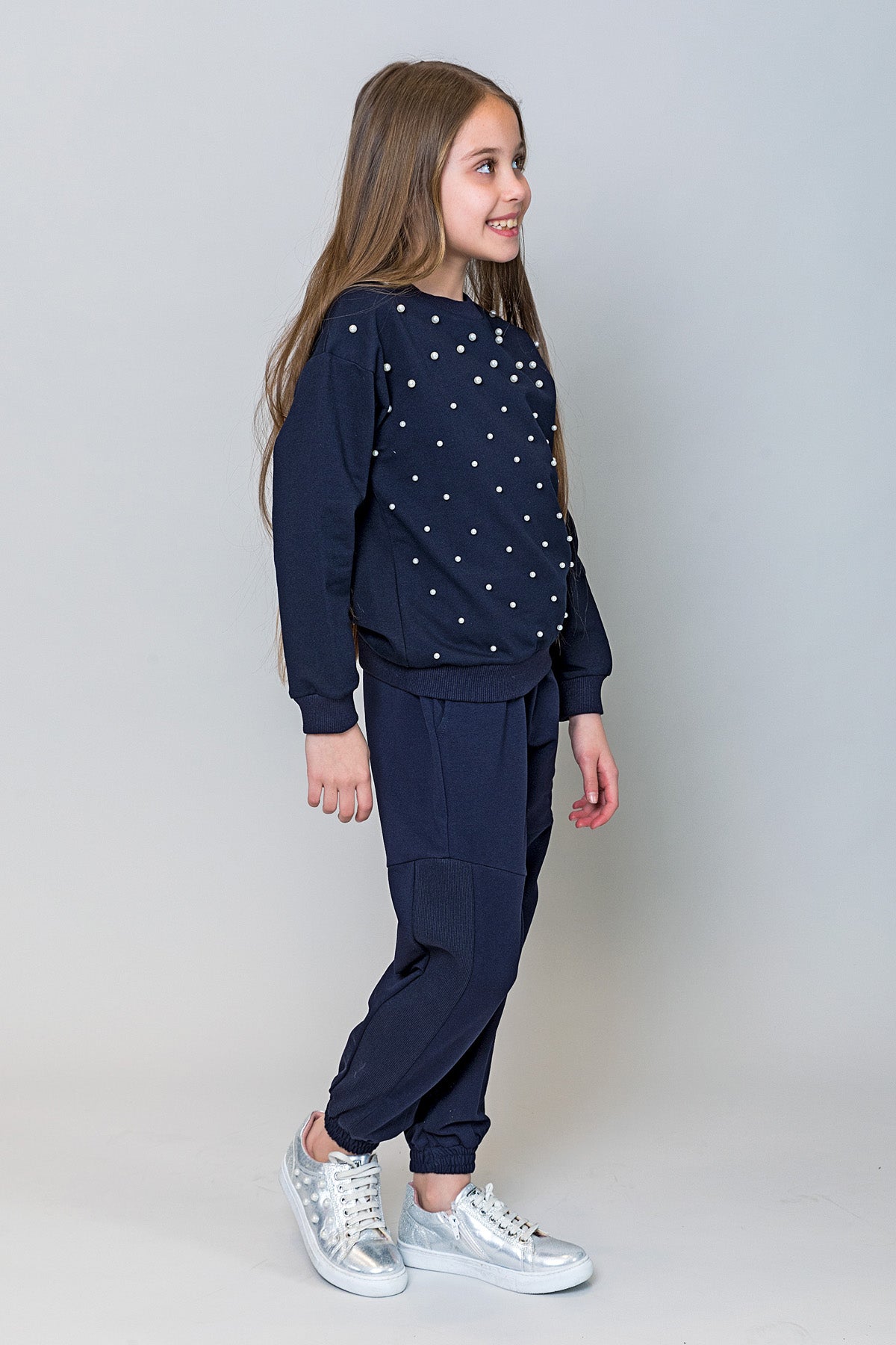 InCity Kids Kız Çocuk Fermuar Detaylı Jogger Eşofman Altı