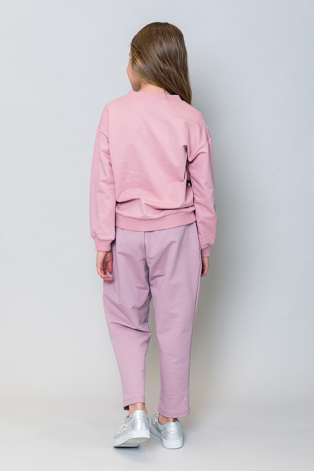 InCity Kids Kız Çocuk İncili Sweatshirt