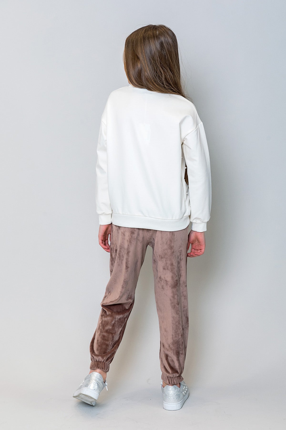 InCity Kids Kız Çocuk Kadife Jogger Eşofman Altı