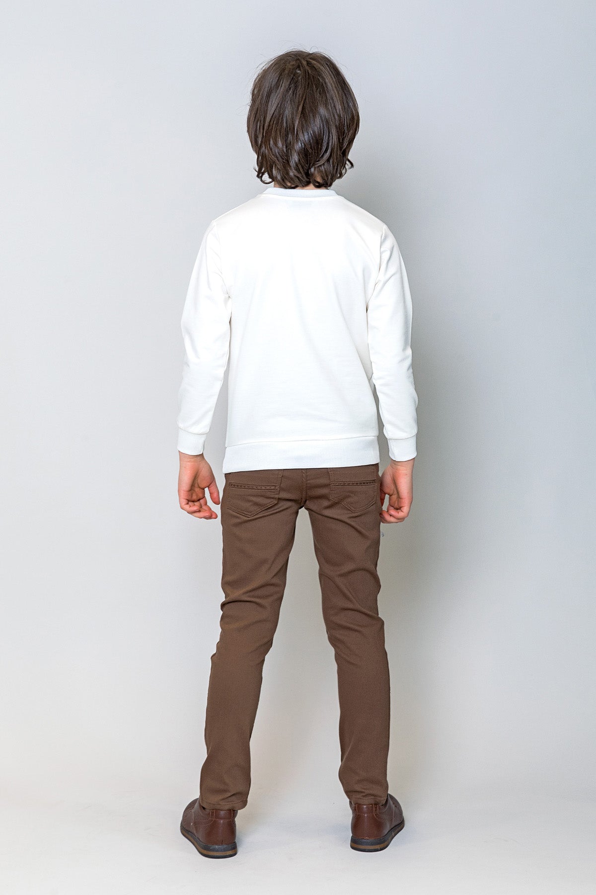 InCity Kids Erkek Çocuk Harf Nakışlı Sweatshirt