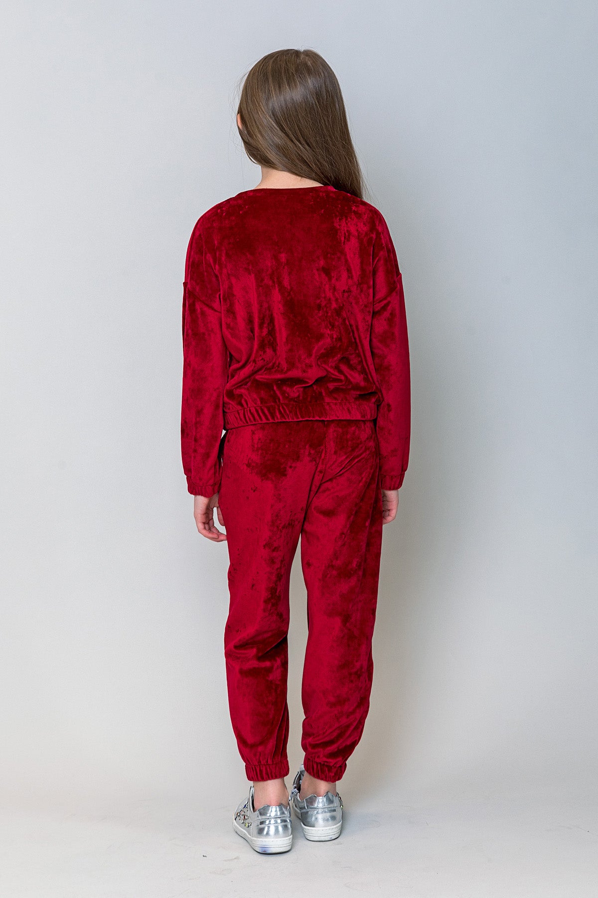 InCity Kids Kız Çocuk Kadife Jogger Eşofman Altı