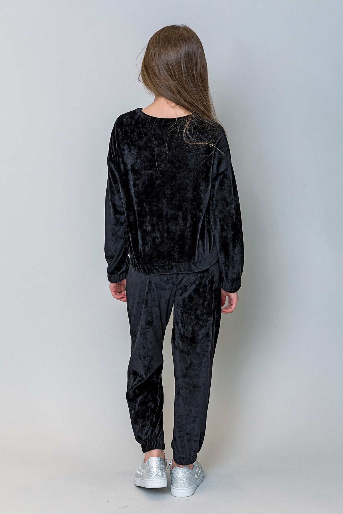 InCity Kids Kız Çocuk Kadife Jogger Eşofman Altı