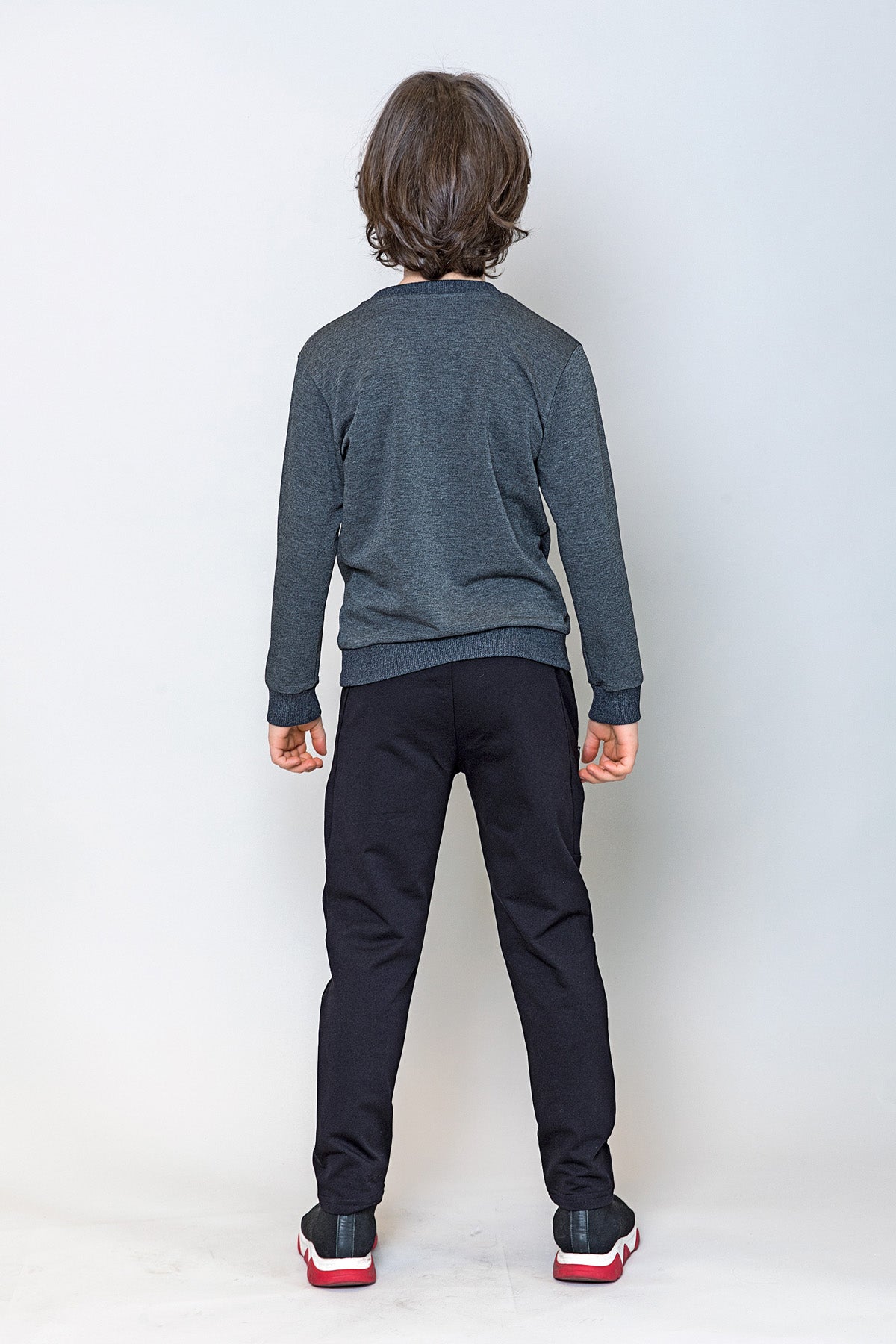 InCity Kids Erkek Çocuk Hız Göstergesi Baskılı Sweatshirt