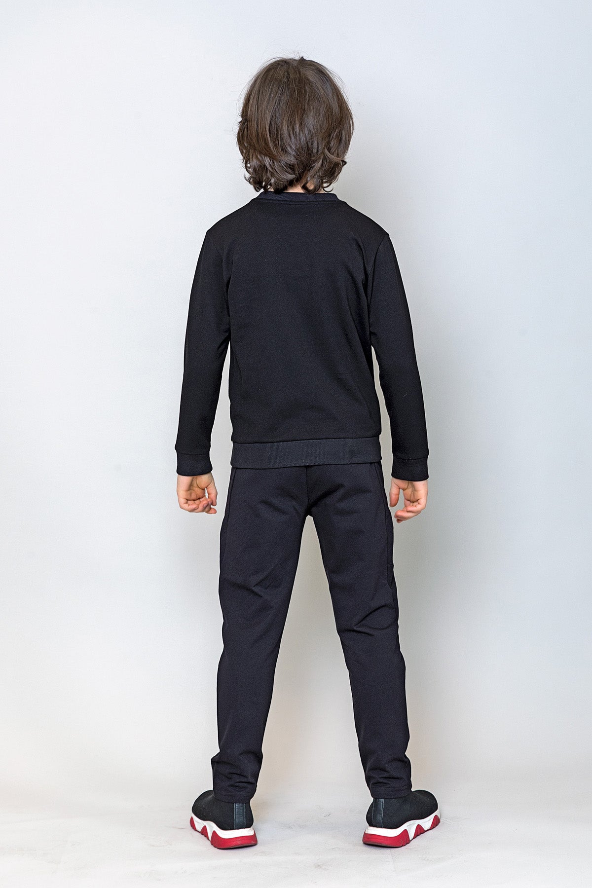 InCity Kids Erkek Çocuk Hız Göstergesi Baskılı Sweatshirt