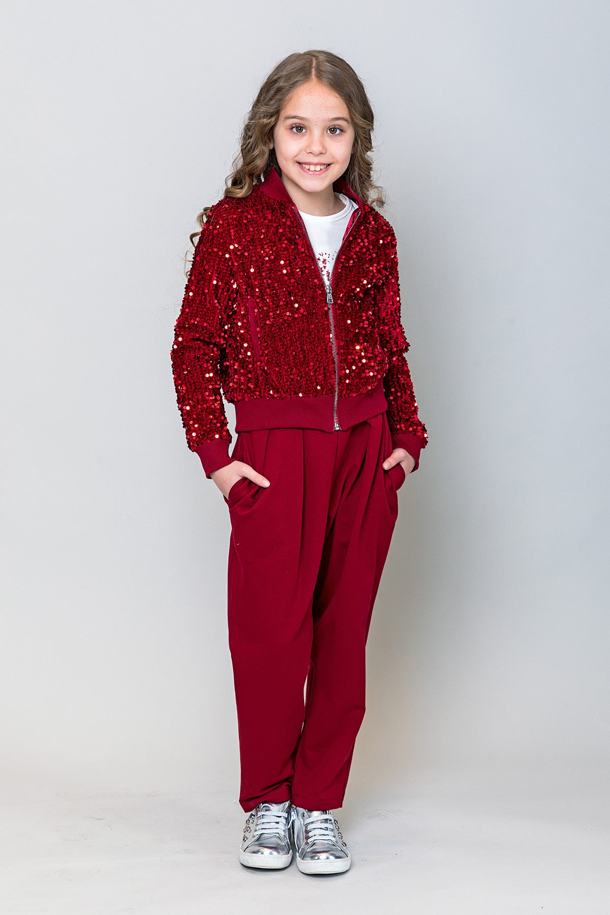 InCity Kids Kız Çocuk Bol Kesim Eşofman Altı