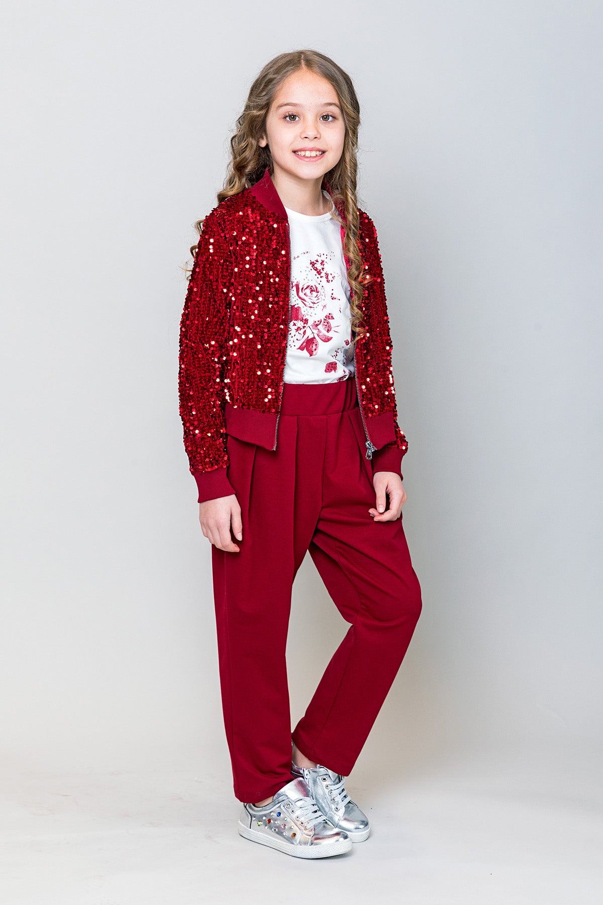 InCity Kids Kız Çocuk Bol Kesim Eşofman Altı