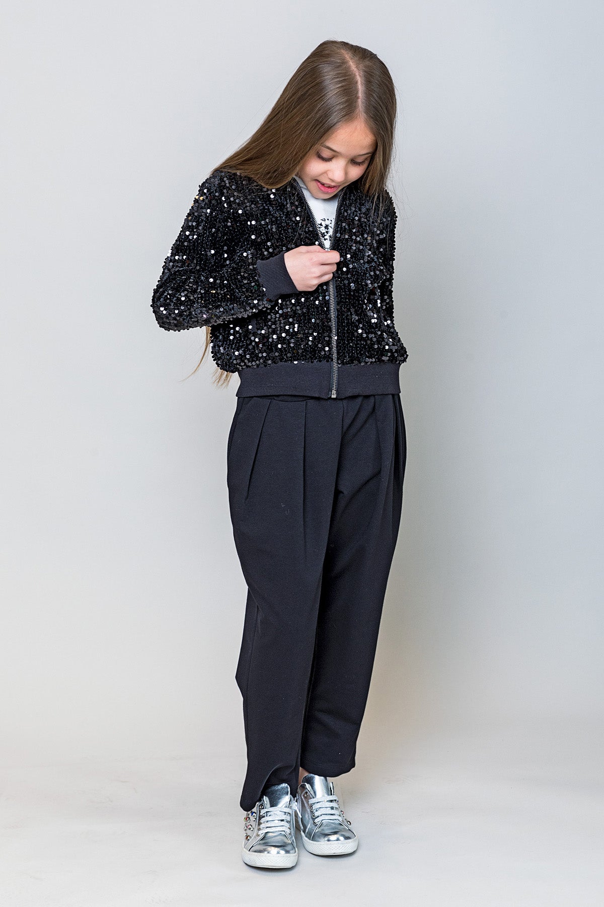 InCity Kids Kız Çocuk Bol Kesim Eşofman Altı