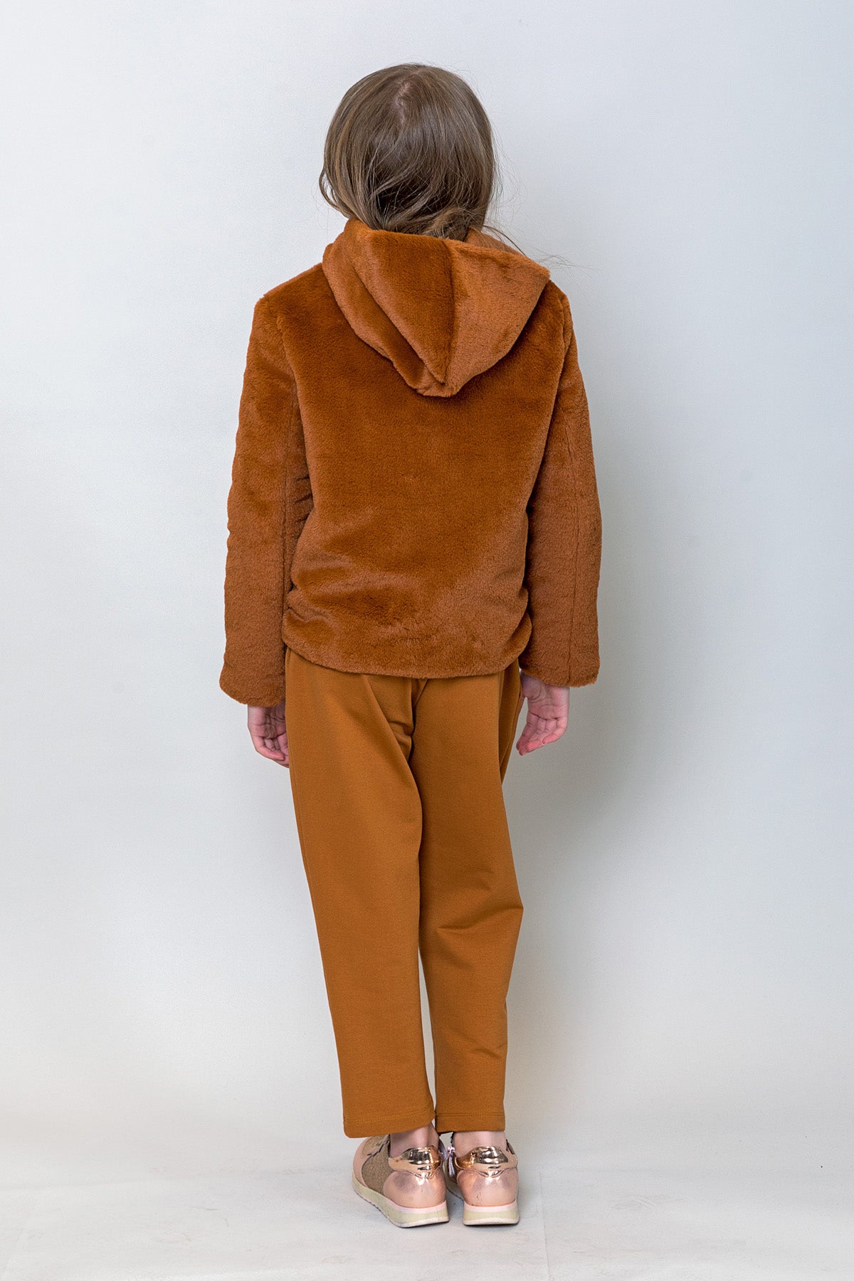 InCity Kids Kız Çocuk Yumuşacık Dokulu Peluş Mont