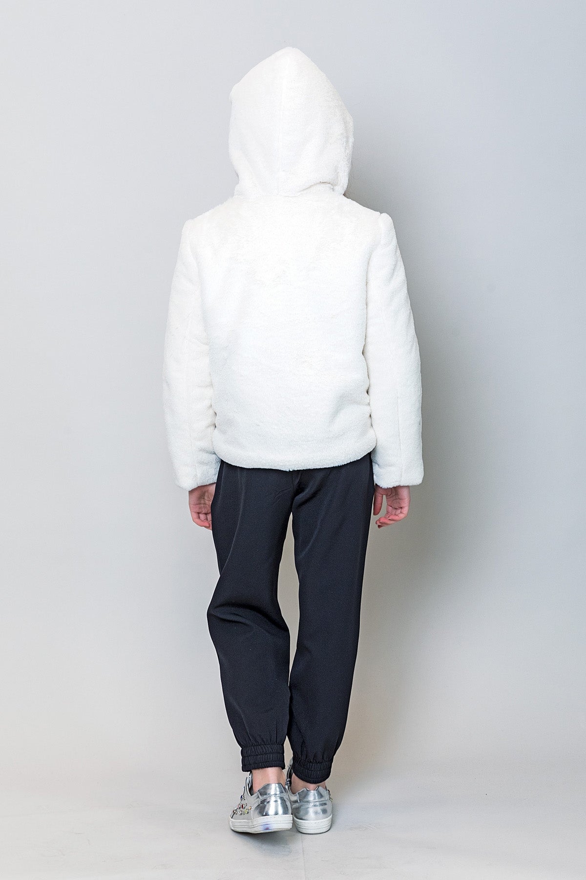 InCity Kids Kız Çocuk Yumuşacık Dokulu Peluş Mont