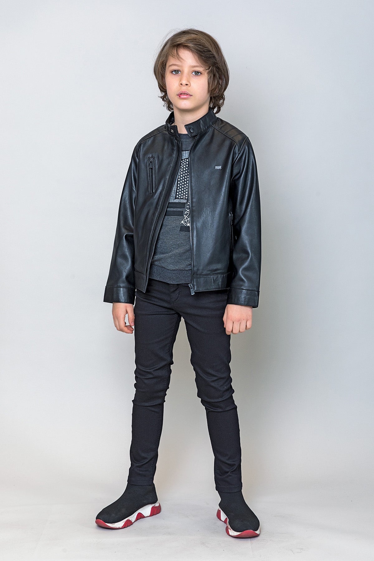 InCity Kids Erkek Çocuk Beli Ayarlanabilir Arka Cep Nakış Detaylı Pantalon