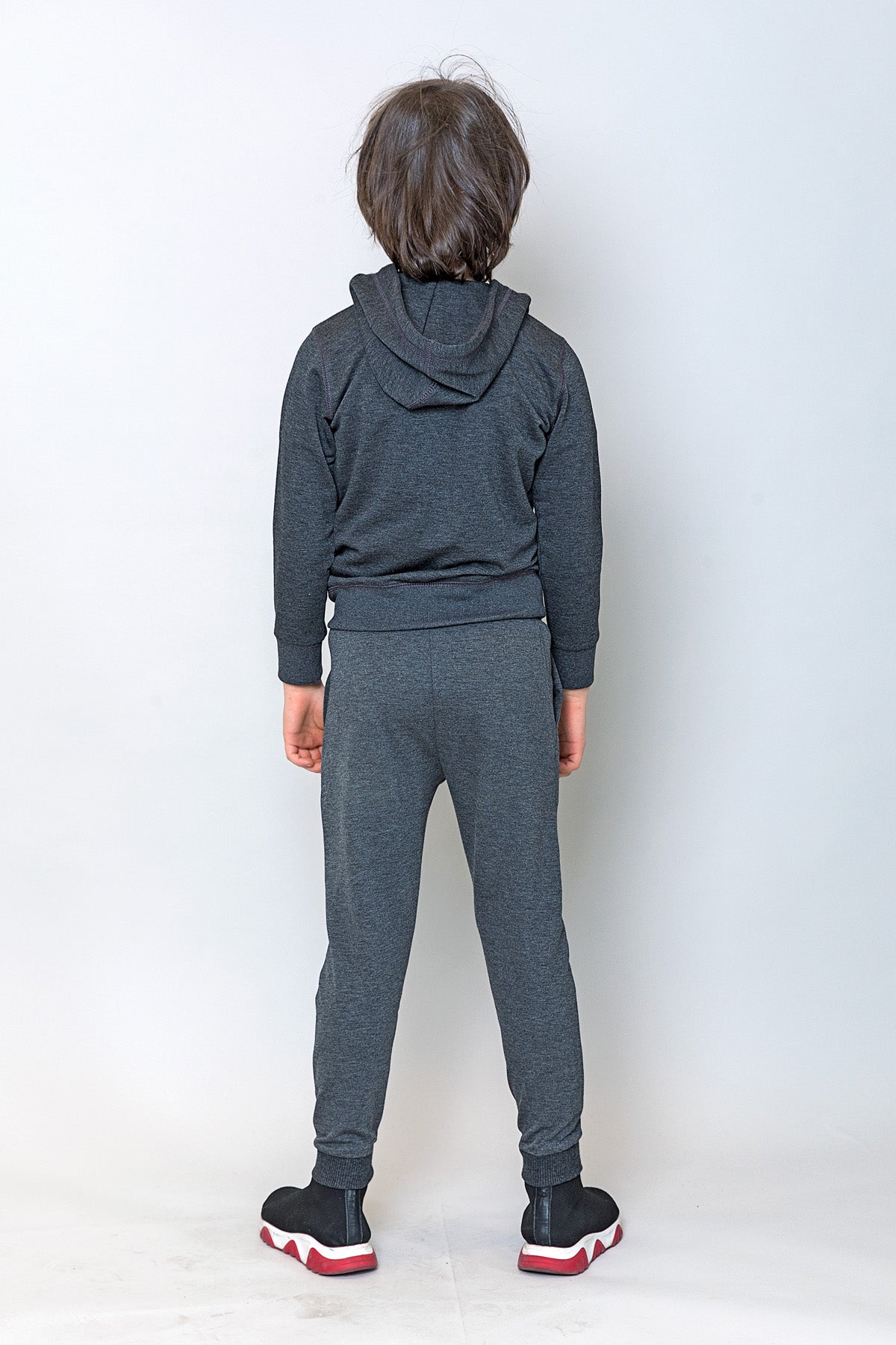 InCity Kids Erkek Çocuk NYC Nakışlı Fermuarlı Kapüşonlu Sweatshirt