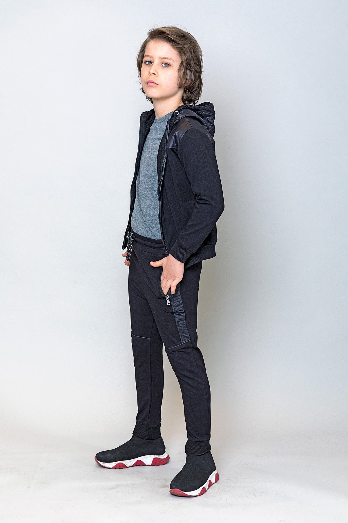 InCity Kids Erkek Çocuk Fermuar Cepli Eşofman Altı