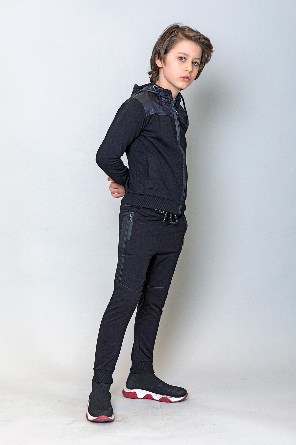 InCity Kids Erkek Çocuk Fermuar Cepli Eşofman Altı