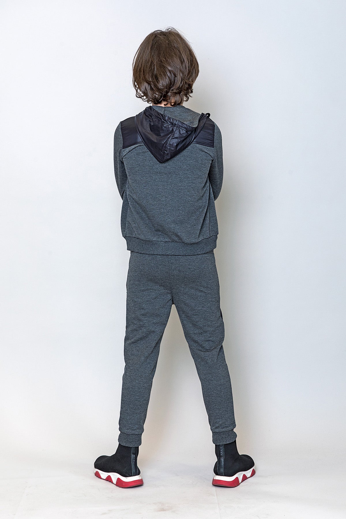 InCity Kids Erkek Çocuk Fermuarlı Kapüşonlu Sweatshirt