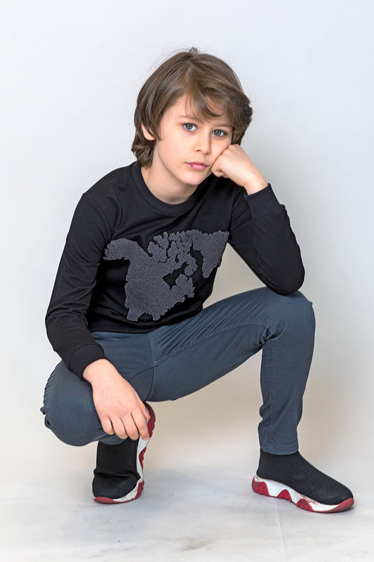 InCity Kids Erkek Çocuk Beli Ayarlanabilir Arka Cep Nakış Detaylı Pantalon