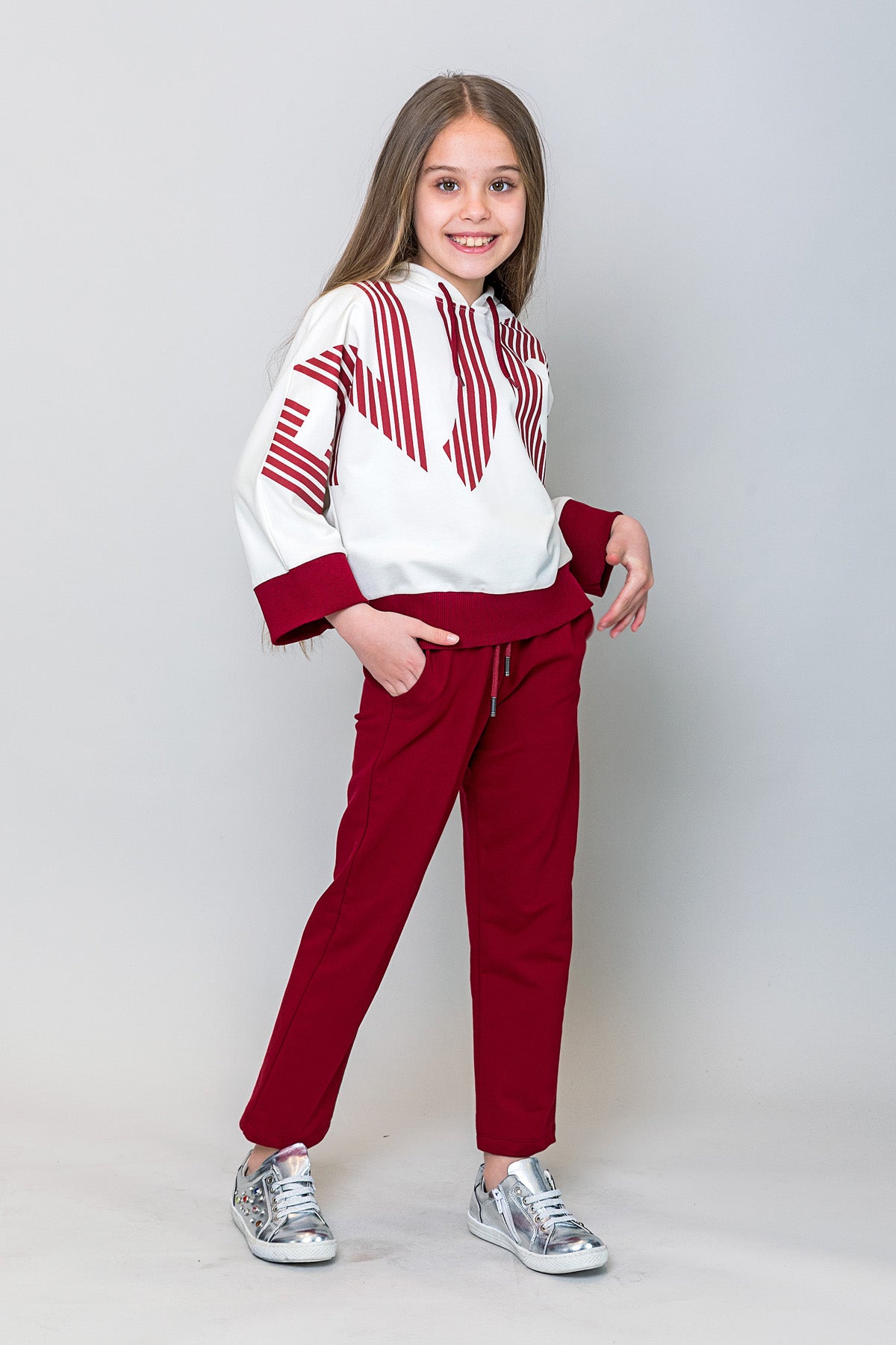 InCity Kids Kız Çocuk Düz Paça Eşofman Altı