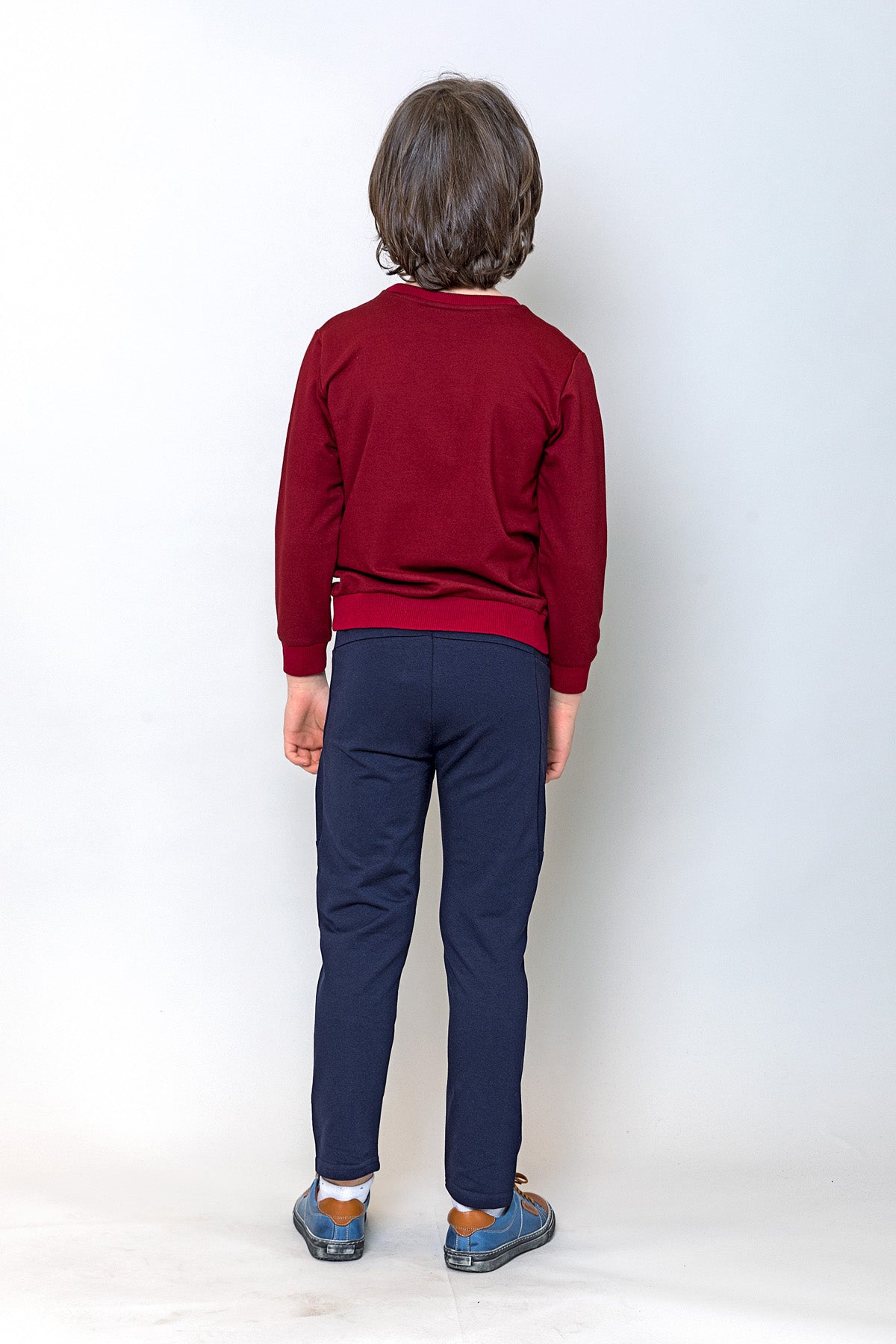 InCity Kids Erkek Çocuk Geometrik Desen Baskılı Sweatshirt