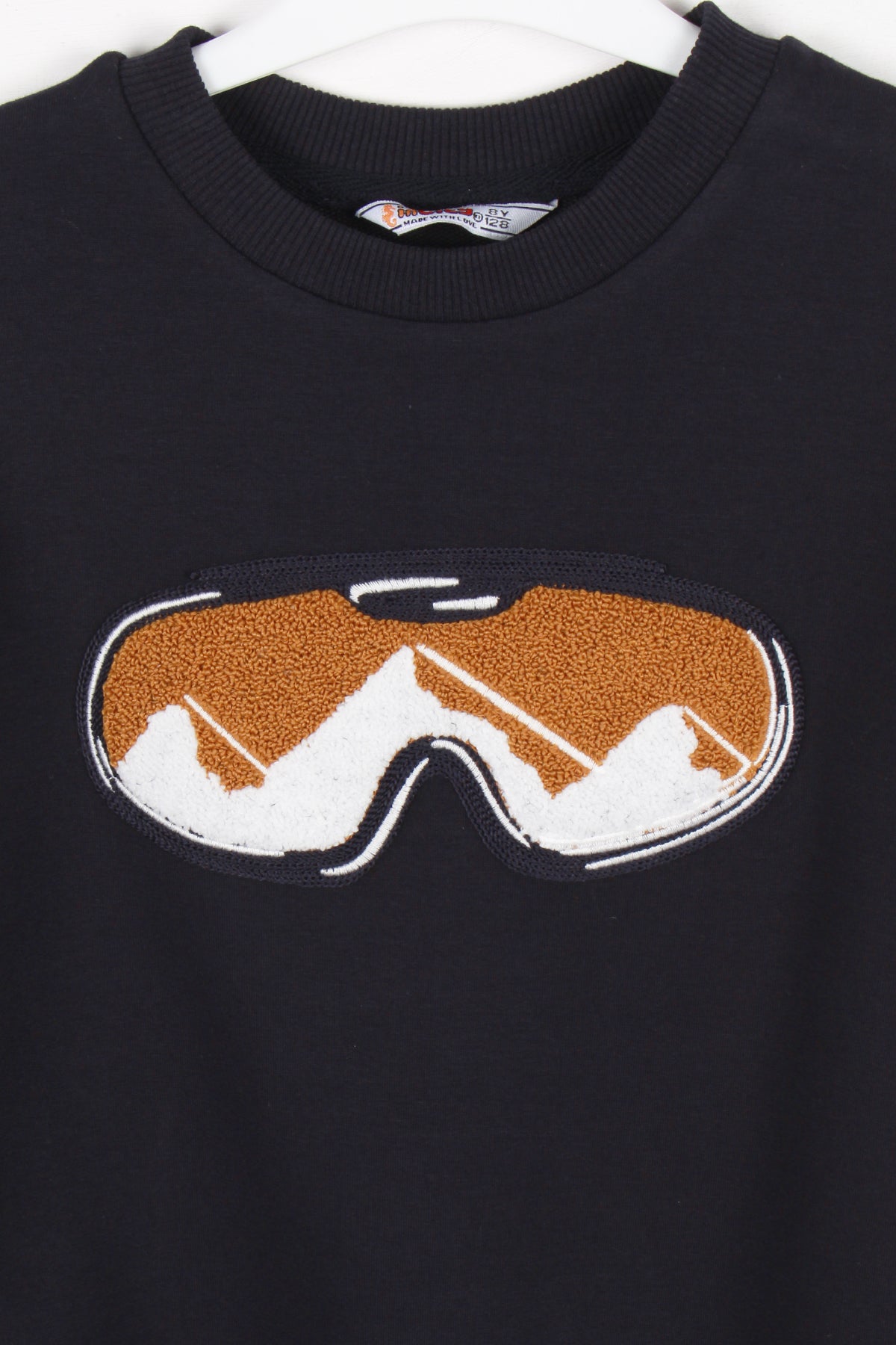 InCity Kids Erkek Çocuk Gözlük Nakışlı Detaylı Sweatshirt