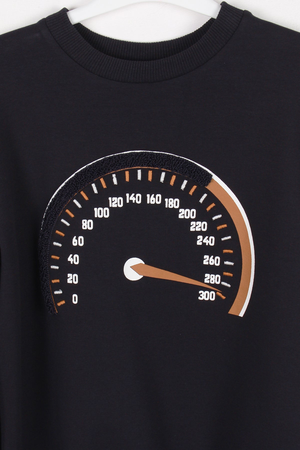 InCity Kids Erkek Çocuk Hız Göstergesi Baskılı Sweatshirt