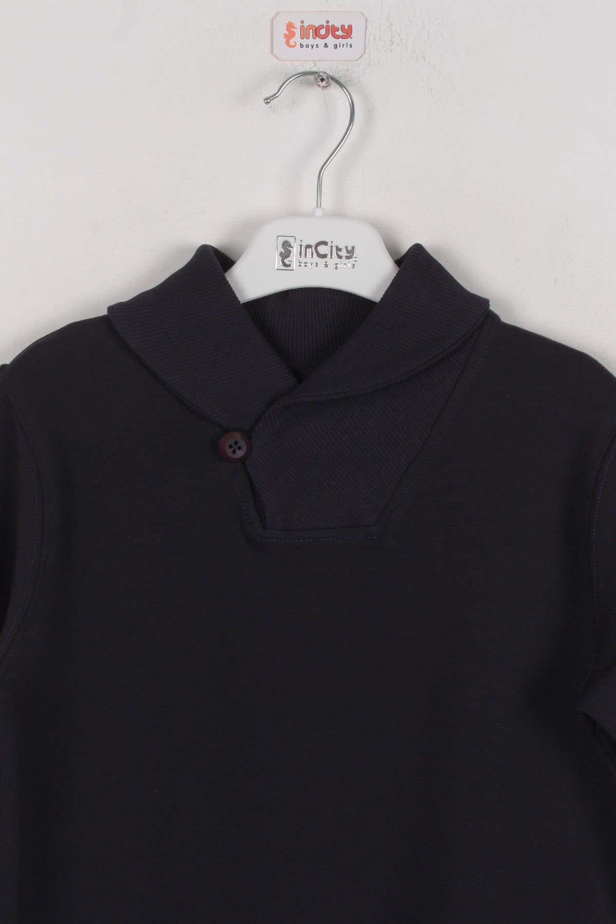 InCity Kids Erkek Düğmeli Yaka Sweatshirt